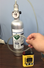 Bump testing low-cost hydrogen sulfide monitor